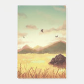 Wheat fields at sunrise post-it® notes (Voorkant)