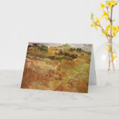 Wheat Fields met Auvers van Vincent van Gogh Kaart (Gele Bloem)