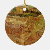 Wheat Fields met Auvers van Vincent van Gogh Keramisch Ornament (Voorkant)