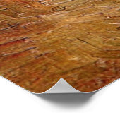 Wheat Fields met Auvers van Vincent van Gogh Poster (Hoek)