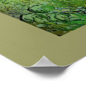 Wheat Fields met Stacks, Vincent van Gogh Poster (Hoek)