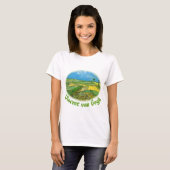 Wheat Fields op Auvers under Clouded Sky, van Gog T-shirt (Voorkant volledig)