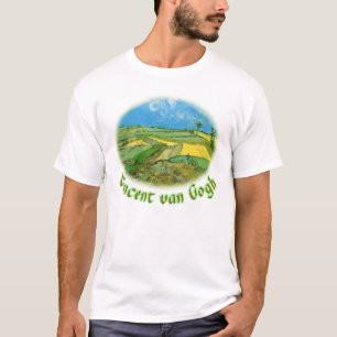 Wheat Fields op Auvers under Clouded Sky, van Gog T-shirt