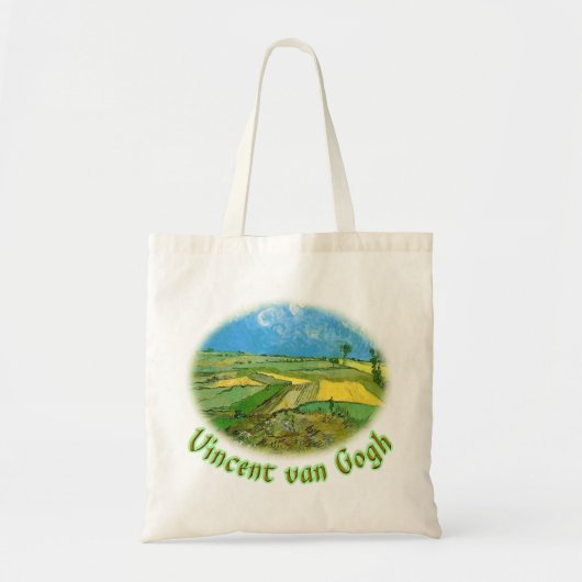 Wheat Fields op Auvers under Clouded Sky, van Gog Tote Bag (Voorkant)
