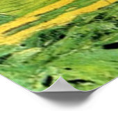 Wheat Fields Under Clouded Sky Van Gogh Poster (Hoek)