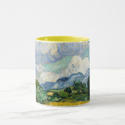 Wheat Fields Van Gogh Mug Mok (Midden)