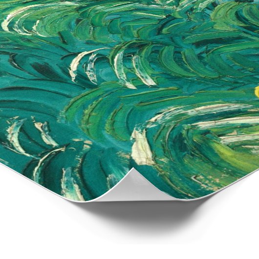 Wheat Fields - Vincent van Gogh Fine Art Poster (Hoek)