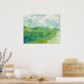 Wheat Fields - Vincent van Gogh Fine Art Poster (Keuken)