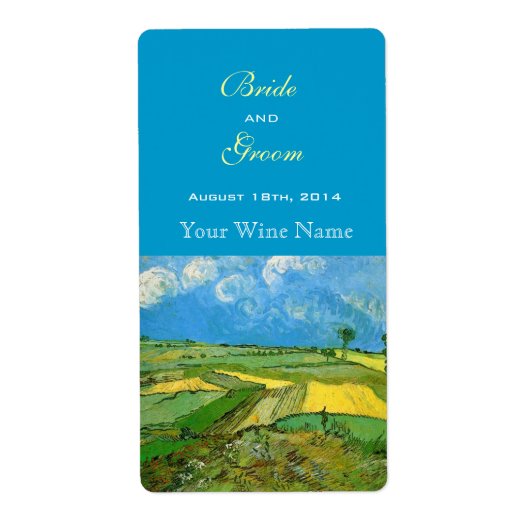 Wheat Fields wijnlabels Etiket (Voorkant)