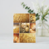 Wheat.Harvest-concepten.Graancollage Briefkaart (Staand voorkant)