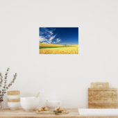 Wheat harvest on the Palouse in Eastern Poster (Keuken)