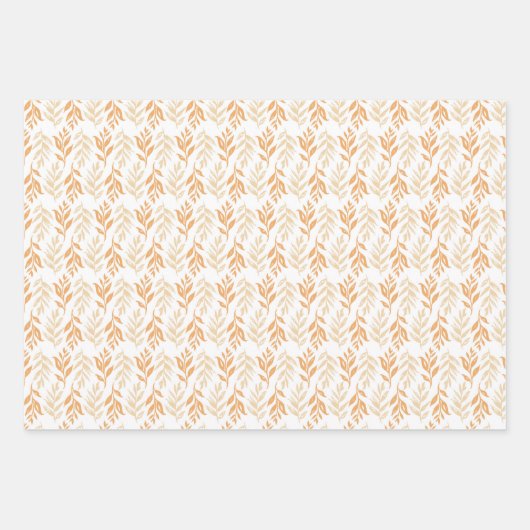 Wheat Leaf Pattern Wrap Paper (Voorkant 3)