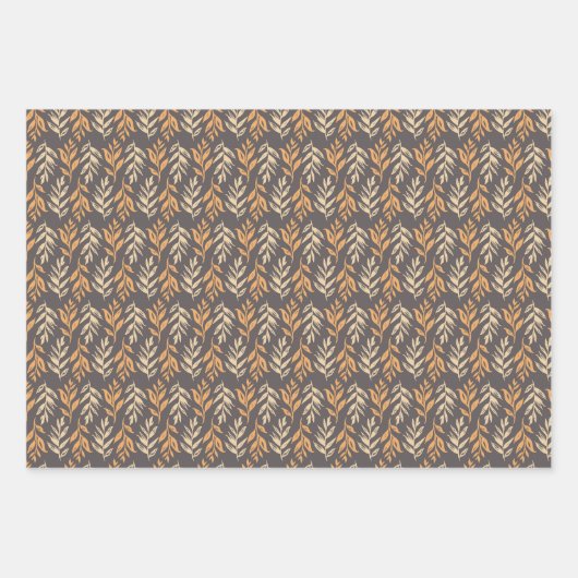 Wheat Leaf Pattern Wrap Paper (Voorkant)