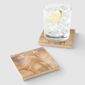 Wheat Sandstone Onderzetter (Zijkant)