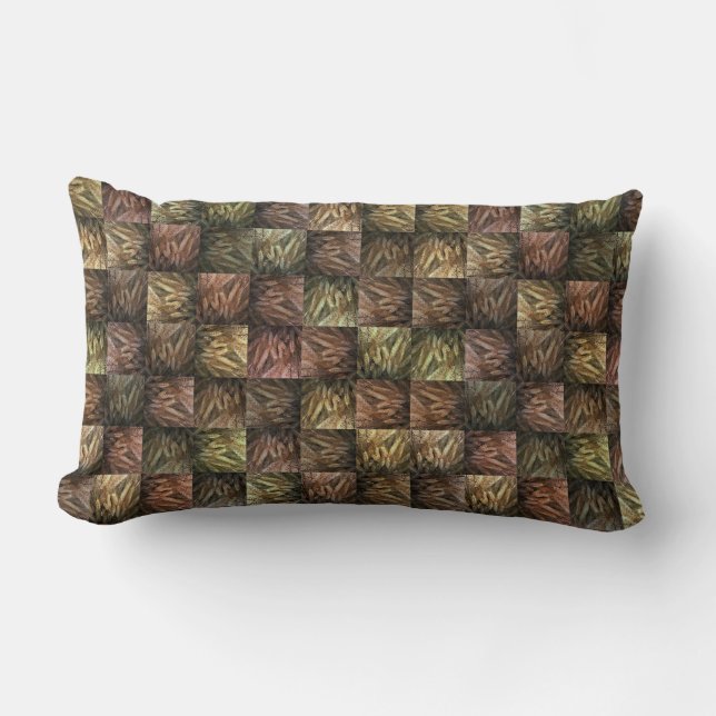 Wheat Spiklets Pattern Kussen (Voorkant)