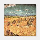 Wheat Stacks met Reaper van Vincent van Gogh Magneet (Voorkant)