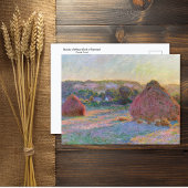 Wheat Stacks Summer Claude Monet Briefkaart