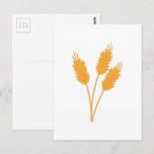 Wheat Stalk Briefkaart (Voorkant / Achterkant)