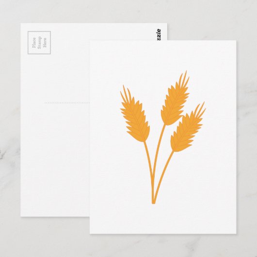 Wheat Stalk Briefkaart (Voorkant / Achterkant)