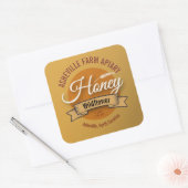 Wheat Stalk Custom Honey Jar Labels (Envelop)