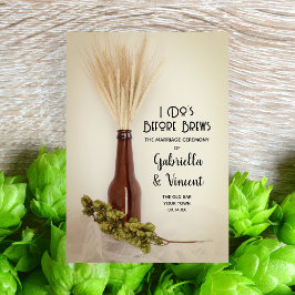 Wheat Wedding and Hops Brewery Wedding Drieluik Programma