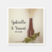 Wheat Wedding and Hops Brewery Wedding Servet (Voorkant)