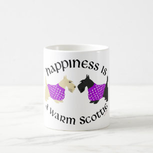 Wheaten & Black Scottie Geluk Koffiemok