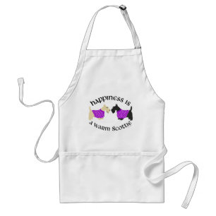Wheaten & Black Scottie Geluk Standaard Schort