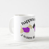Wheaten & Black Scottie Happiness Koffiemok (Voorkant links)