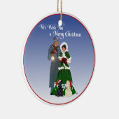 Wheaten & Black Scottie Honden Ornament (Rechts)