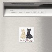 Wheaten & Black Scotties Moederdag Magneet (Insitu (Vaatwasser))