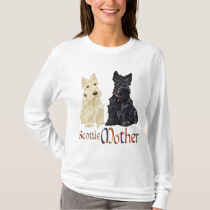Wheaten & Black Scotties Moederdag T-shirt