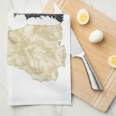 Wheaten & Black Scottish Terriers Theedoek (Quarter Fold)