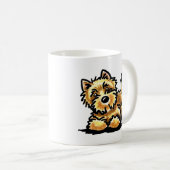 Wheaten Cairn Terrier Art Koffiemok (Voorkant rechts)