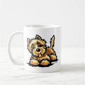 Wheaten Cairn Terrier Art Koffiemok (Links)