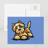 Wheaten Cairn Terrier Briefkaart (Voorkant / Achterkant)