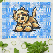 Wheaten Cairn Terrier Theedoek (Gevouwen)