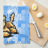 Wheaten Cairn Terrier Theedoek (Quarter Fold)