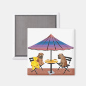 Wheaten Chat Magneet (Voorkant / Achterkant)