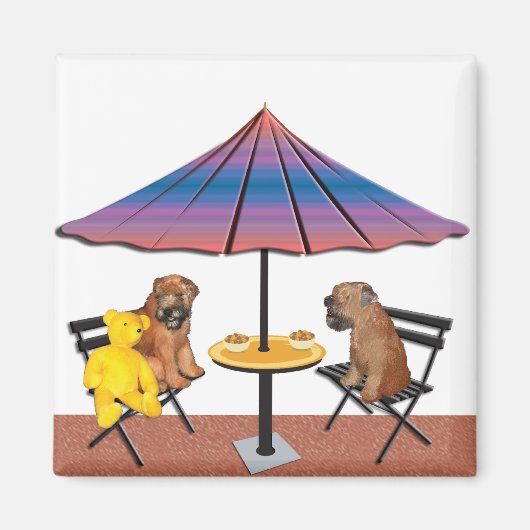 Wheaten Chat Magneet (Voorkant)