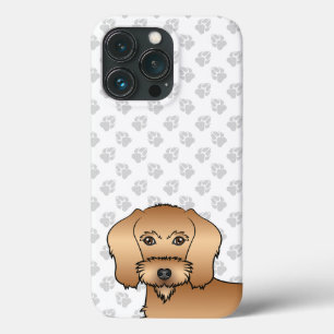 Wheaten Draadharige Dachshond Kop Met Pootjes Case-Mate iPhone Case