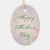 Wheaten Heart Mam Keramisch Ornament (Achterkant)