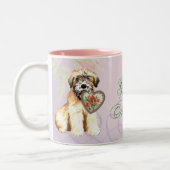 Wheaten Heart mama Tweekleurige Koffiemok (Links)