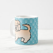 Wheaten Norfolk Terrier Koffiemok (Voorkant links)