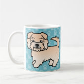 Wheaten Norfolk Terrier Koffiemok (Links)