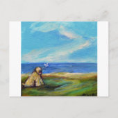 Wheaten Ocean Breeze Briefkaart (Voorkant)