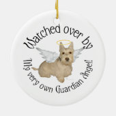 Wheaten Schotse Terriër Engel Ornament (Achterkant)