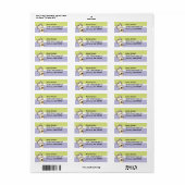 Wheaten Schotse Terrier Etiket (Full Sheet)