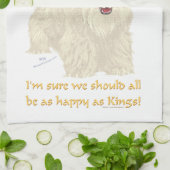 Wheaten Schotse Terrier Koning Theedoek (Gevouwen)