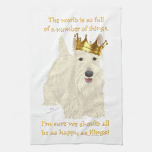 Wheaten Schotse Terrier Koning Theedoek